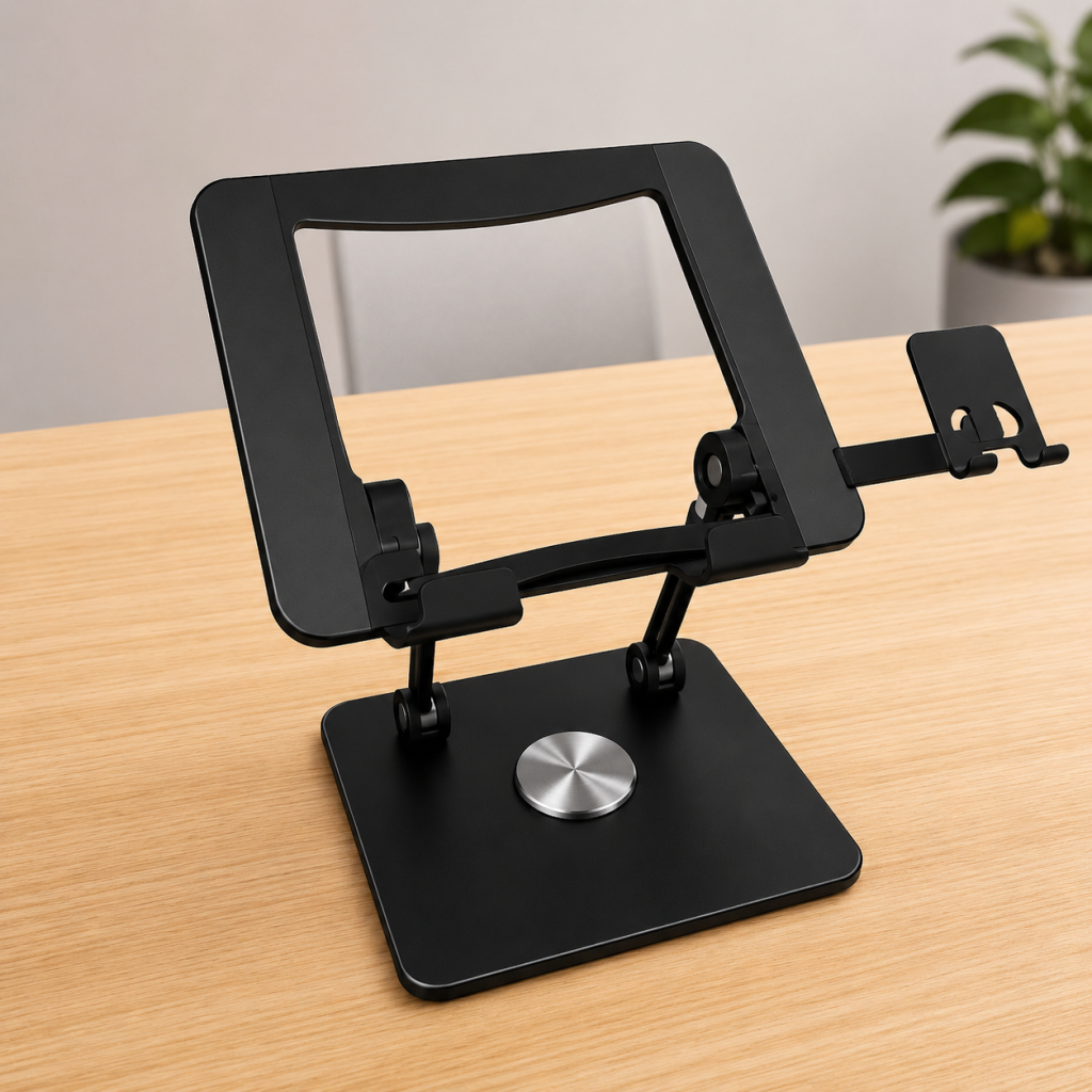 Swivel Laptop Stand With USB Hub And Phone Stand: SLICK WZ-305HP