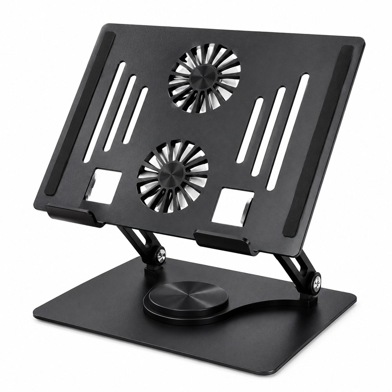 Swivel Tablet Stand With Fan: SLICK WZ-307SF