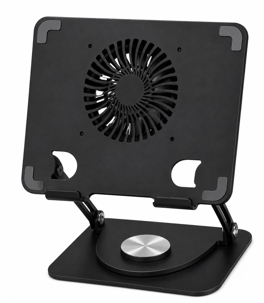 Swivel Laptop Stand With Fan: SLICK WZ-308R